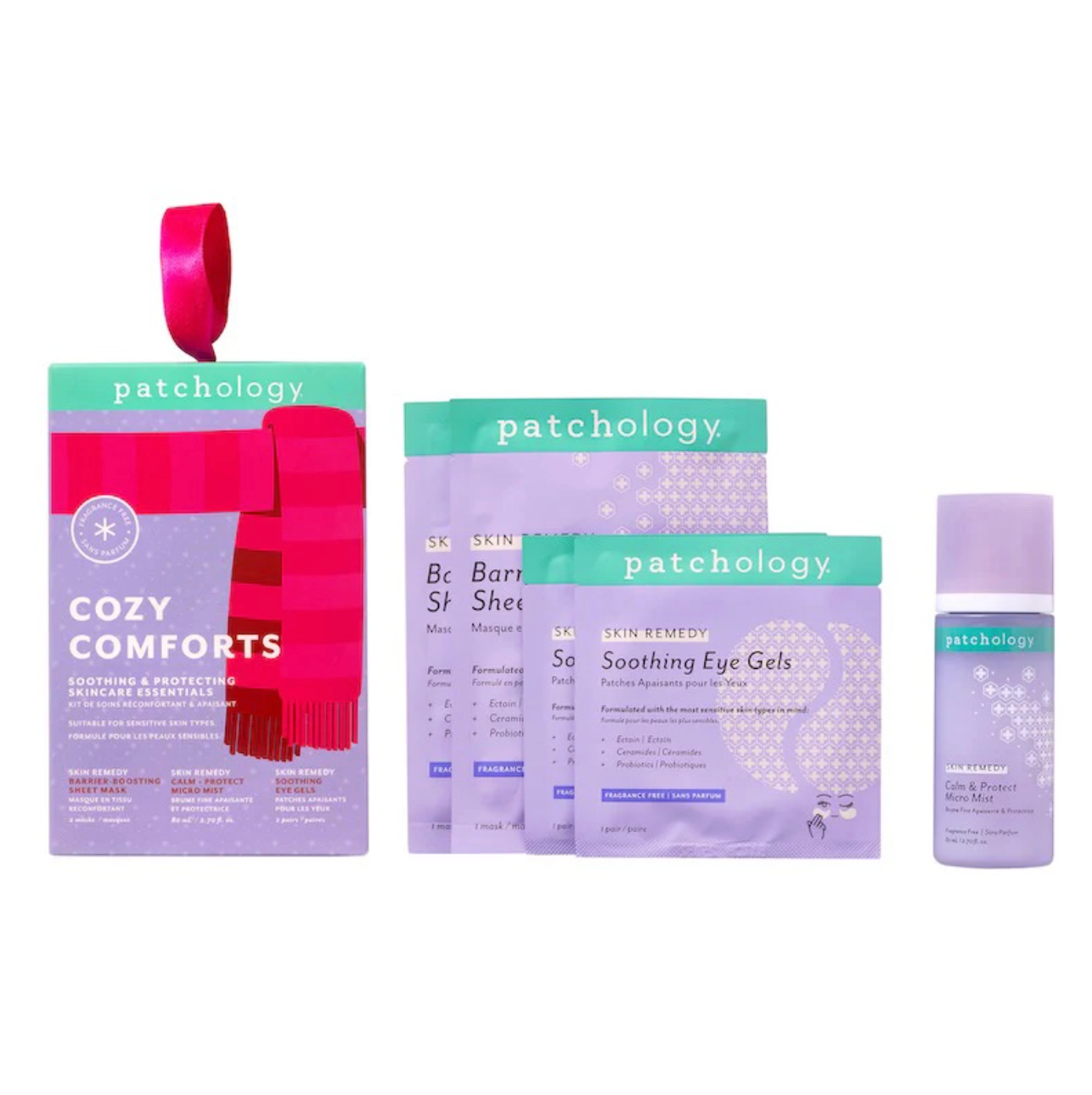 Patchology Cozy Comforts Holiday 2025 - Святковий набір для заспокоєння шкіри