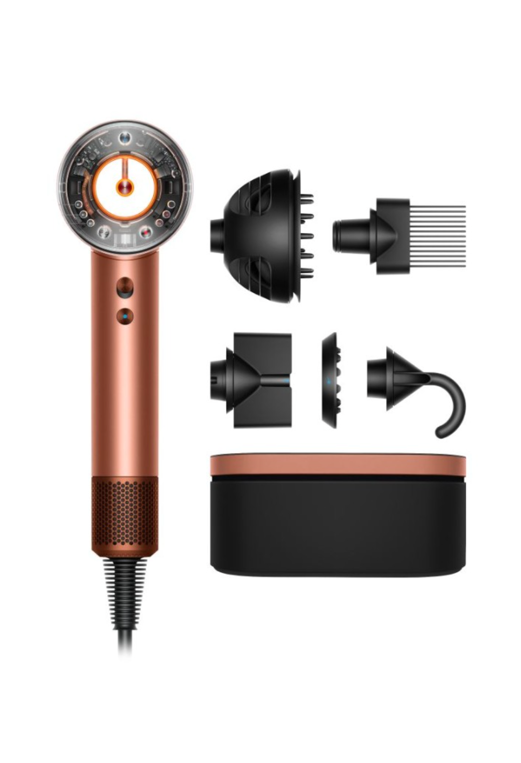 Dyson НD16 Supersonic Nural Amber Silk-Pink Champagne T3-T4 - Фен бурштиновий шовк-рожеве шампанське