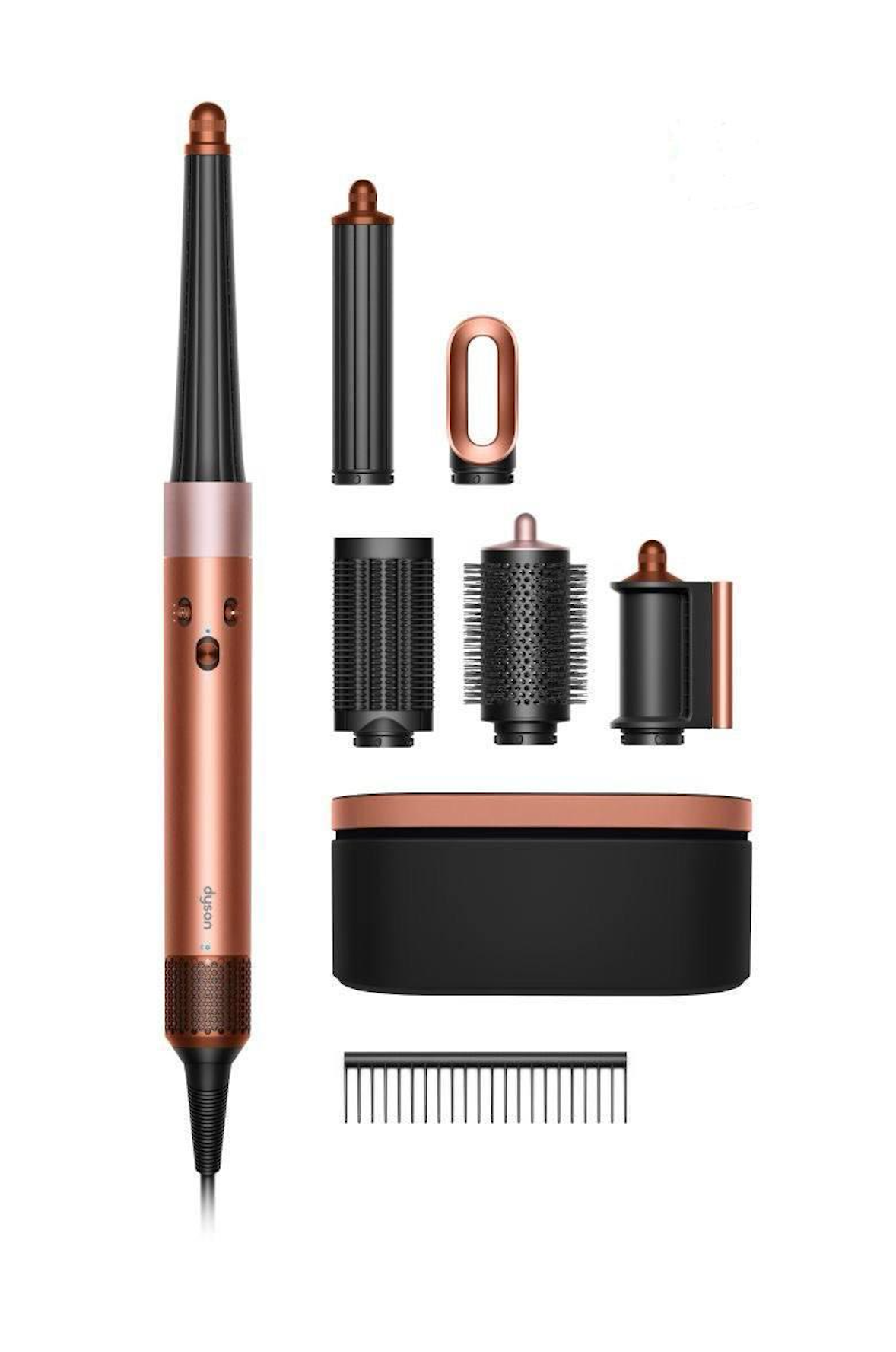 Dyson Airwrap ID HS08 Complete Long Amber Silk-Pink Champagne T1-T2 - Стайлер бурштиновий шовк-рожеве шампанське