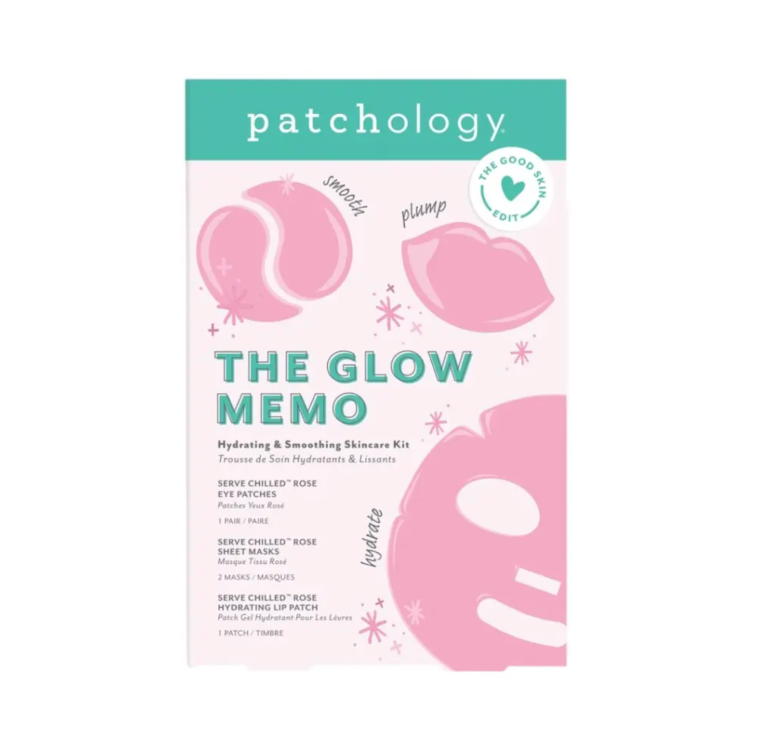 Patchology The Glow Memo - Набір для сяйва та зволоження шкіри