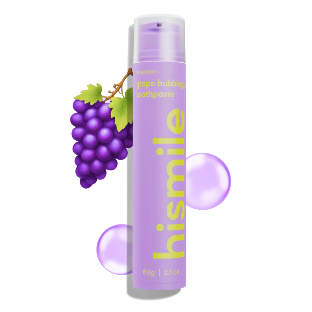 Зубна паста Hismile виноградна жуйка Grape Bubblegum Toothpaste, 60 г